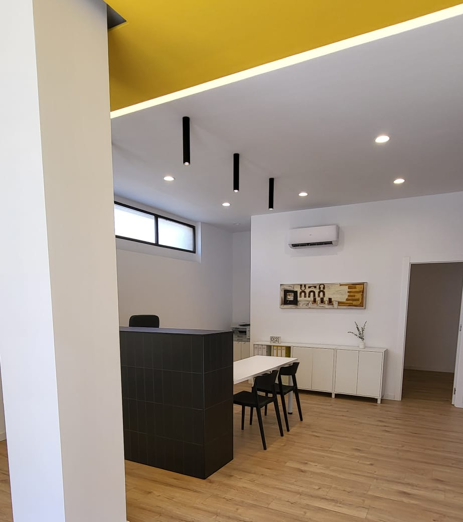 Recepción de las oficinas